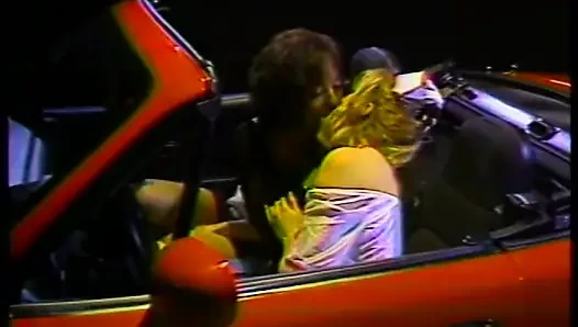Retro lesbian nurse exotic beauty eat pussies outdoors at night