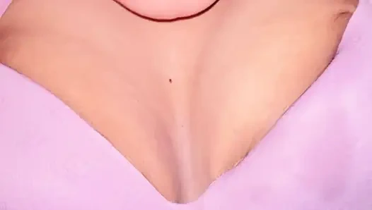 Closeup blowjob and cumshot in boobs