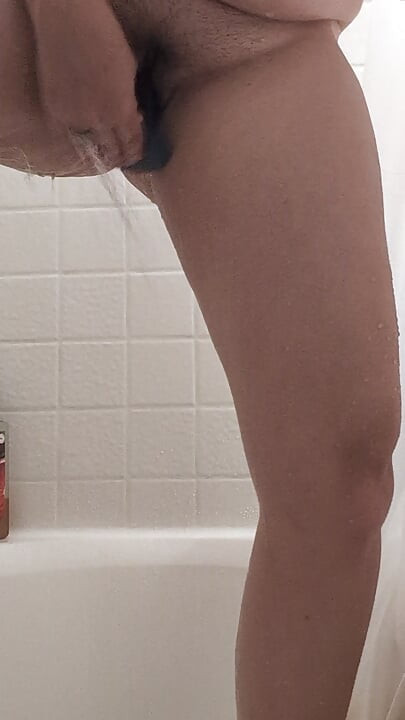 Shower time with squirting milf