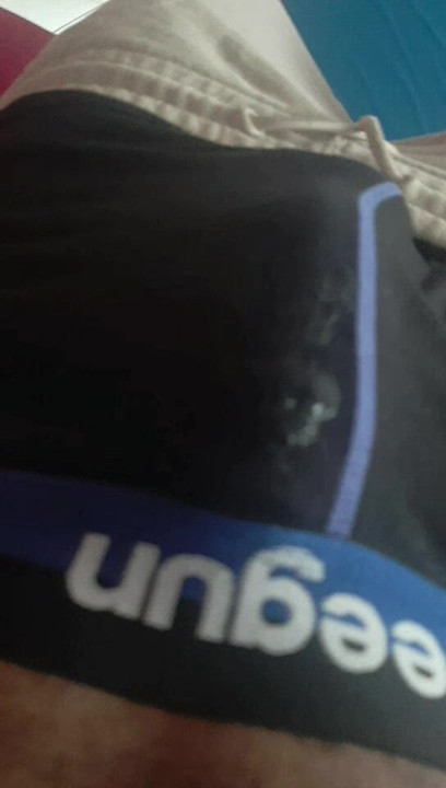 Boxer and cumshot filled