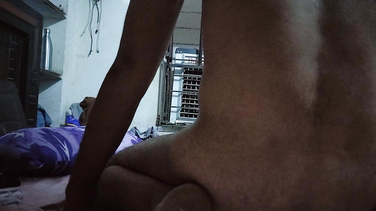 Fucking my ass hol with hard dildo