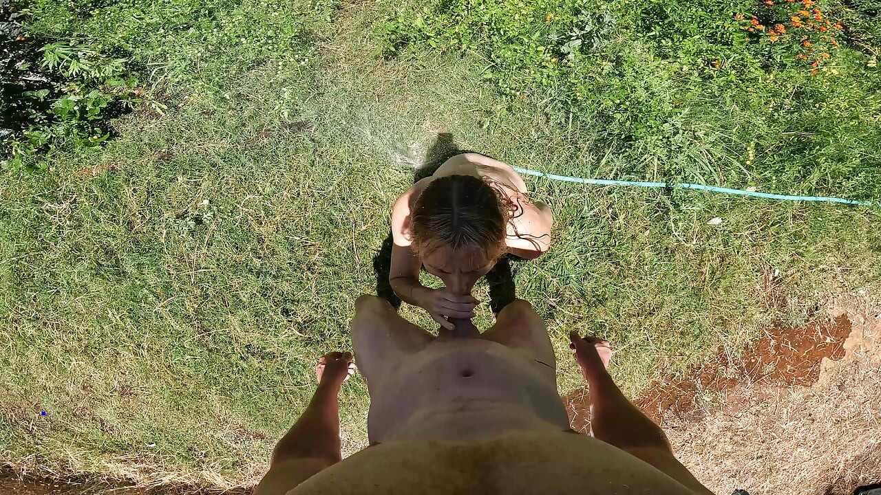 POV: You Fucked Me in the Garden & Got Soaked by Hose