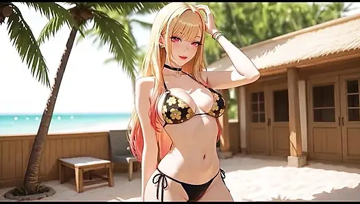 Marin hentai ngentot pantat