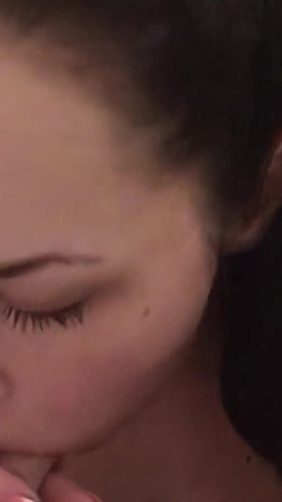 College Girl Slut Deepthroats Cock and Takes Huge Facial