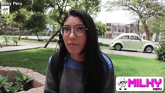 You Have a Huge Penis, I Don't Think It Will Fit! I Fuck a Horny College Girl in My Apartment