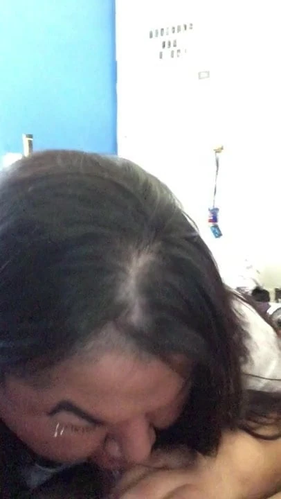 Chubby sucks sloppy part 2