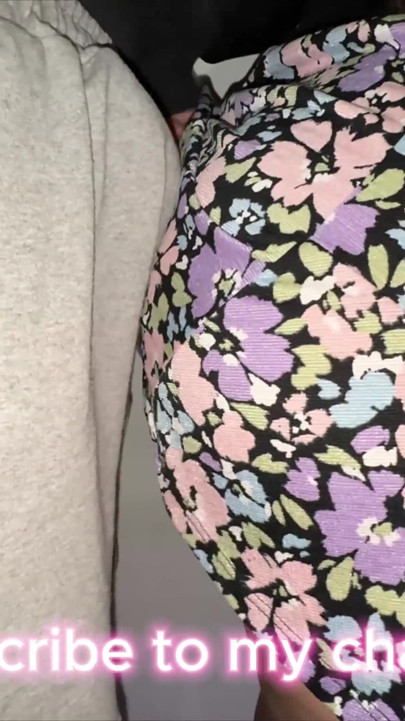 She Accidentally Touches a Stranger's Big Dick and They Have Sex Right There.