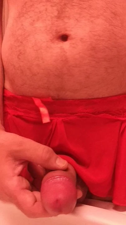I cum in lingerie