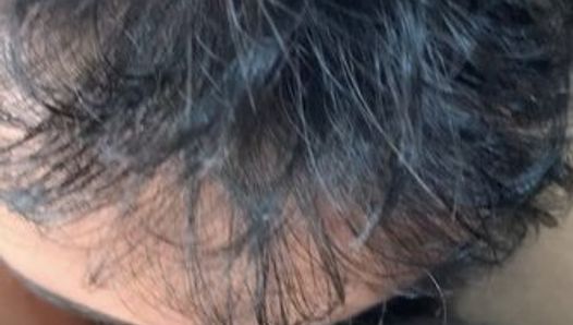 墨西哥丈夫吮吸哥伦比亚美丽的黑发