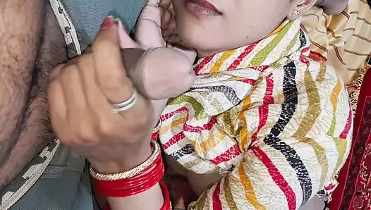 Xshika, femme mariée indienne, est enfin prête à baiser avec son mari