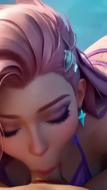 Unforgettable moment from "League of Legends Seraphine cosplay Breast Play, POV Blowjob, and Side Missionary Tease"