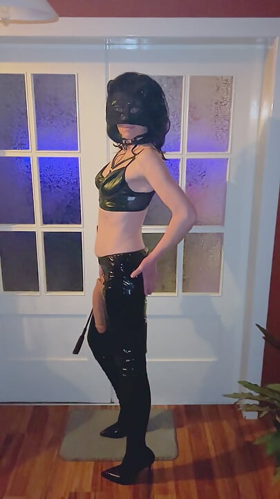 Femdom Wife Spanks Sissy Husband Balls