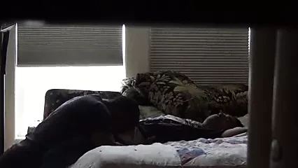 sucking her pussy juice off his dick