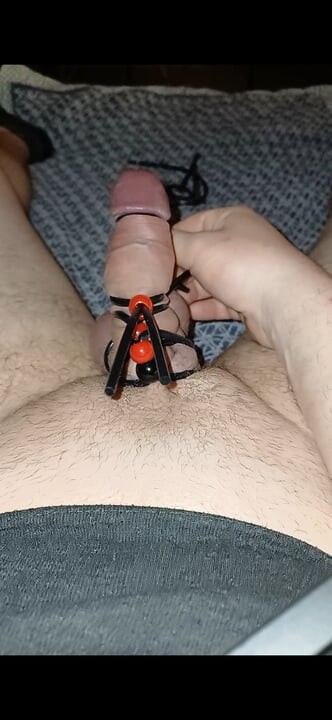 Penetrating the tail with silicone bands
