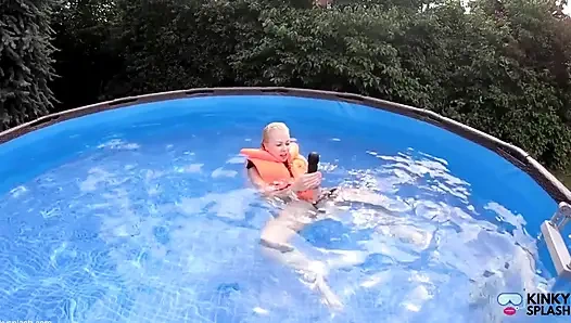 Lebensjacke, vibratorspiel im pool