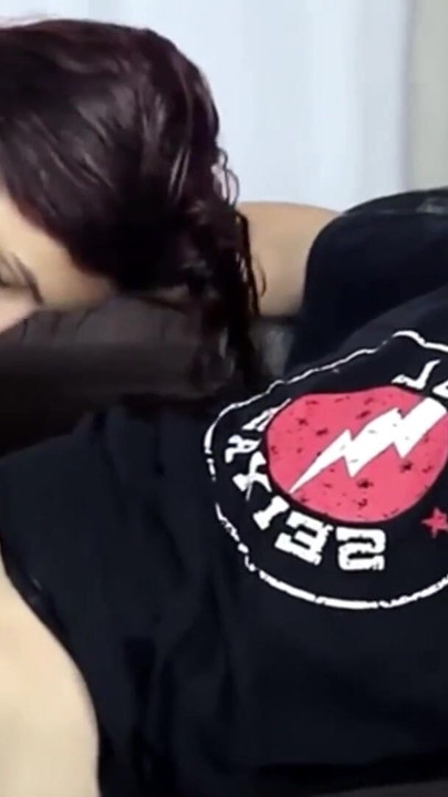 Amateur couple have hot sex on the living room couch | Clip 1