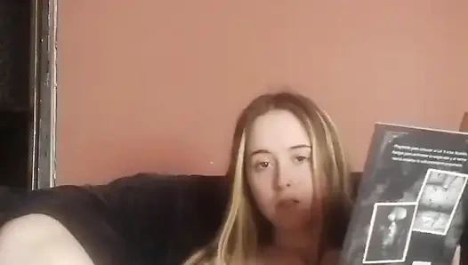 Trying to read while using my vibrator