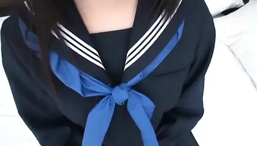 A Middle-aged Man and a Uniformed Beauty.