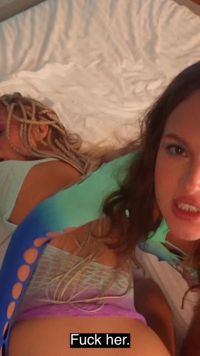 VIRTUAL SEX. Threesome with Owl Crystal in a dream. | Clip 2