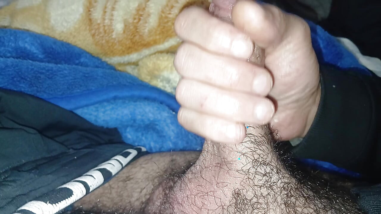 Great Close Up Solo Male Handjob. Big Cumshot, cum on hand