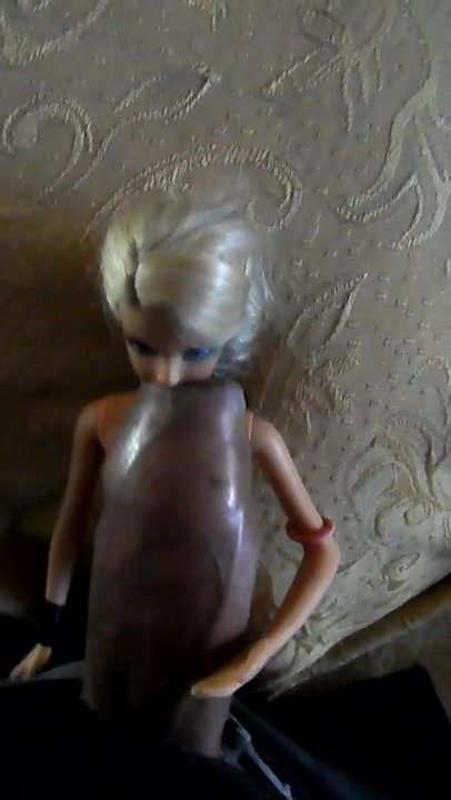 Barbie doll sucking cock!