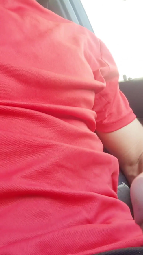 Man with big cock Masturbates unabashedly in Public: Car Exposure | Clip 2