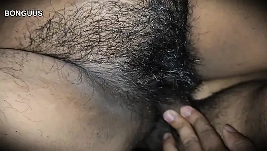 Desi Aunty sharing bed when Husband is not at home Hairy Pussy Fucking