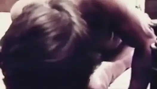 Vintage hairy pussy loves big cock