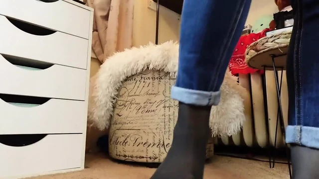 Jeans, Heels & Stockings