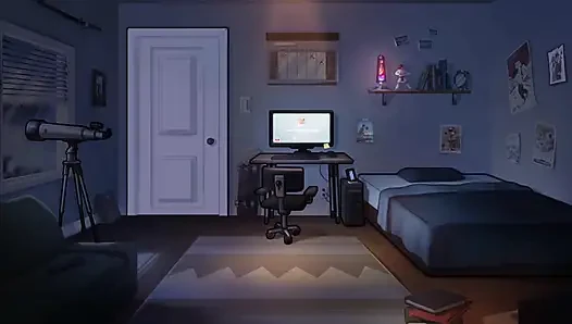 Üvey annem bu gece deneyim için yatak odama geldi