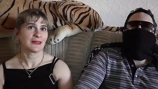 Threesome at home
