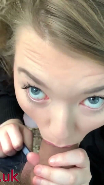 Hot Teen POV Outdoor Blowjob | Clip 1