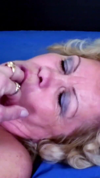Powerful moment from "82yr OLD GRANNY WITH HAIRY PUSSY SEDUCED TO FUCK BY YOUNG BOY"