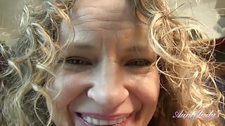 Your Horny Mature Stepaunt Tia Sucks Your Cock POV
