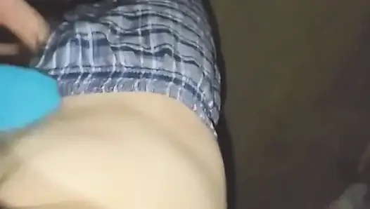 Sexy Blue No Show Ankle Socks Sockjob Handjob Cum