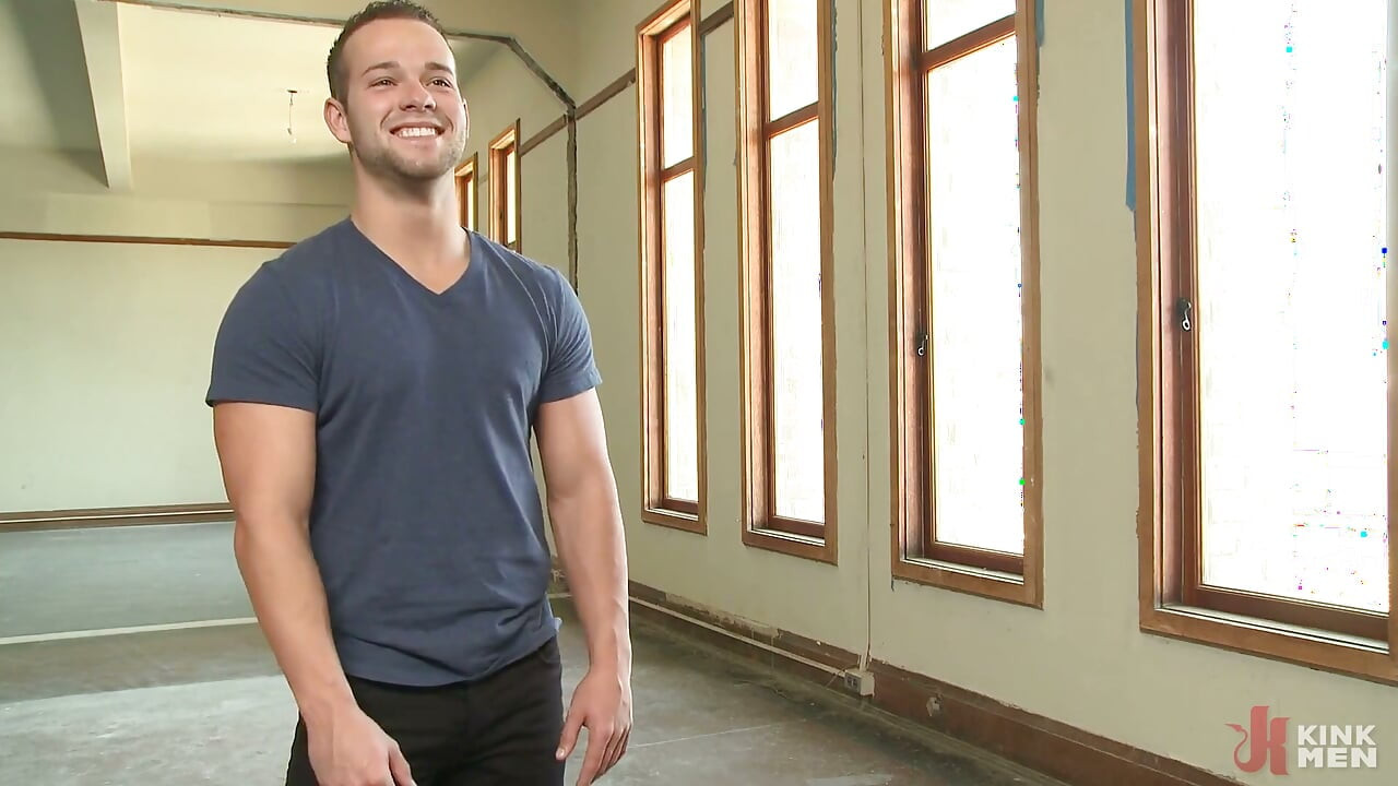 Hot New Stud Luke Adams Gets Relentlessly Edged and Fucked to Cum