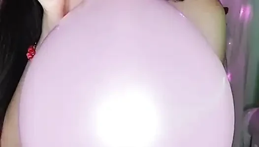 Shyyfxx mutlu karnaval! Balonlarla dürtükleme ve oynama! Looner fetişi