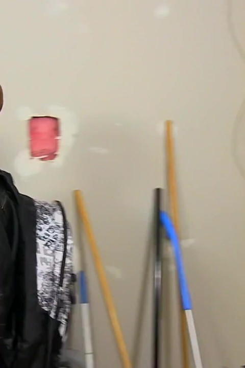 Caught by the Janitor!