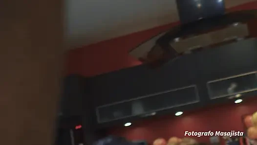 White Grandma Gets Ass Fucked While She Cleans By A BBC