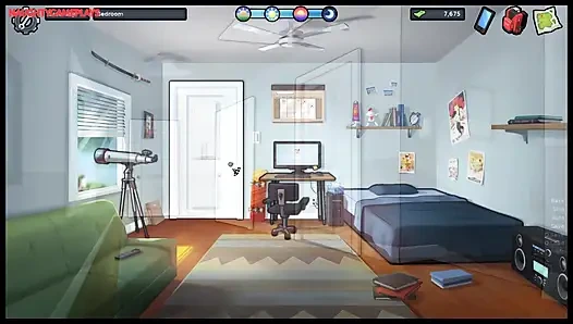 Summertime Saga Part 26 By DarkCookie - Busty Stepsis Gets Her Pussy Lick By Lucky Stepbro