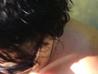 Blowjob in the lake