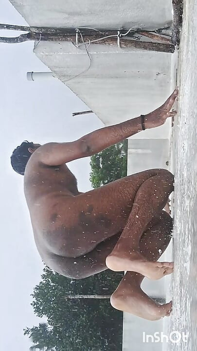 Mallu Man Nude Masturbation In Rain