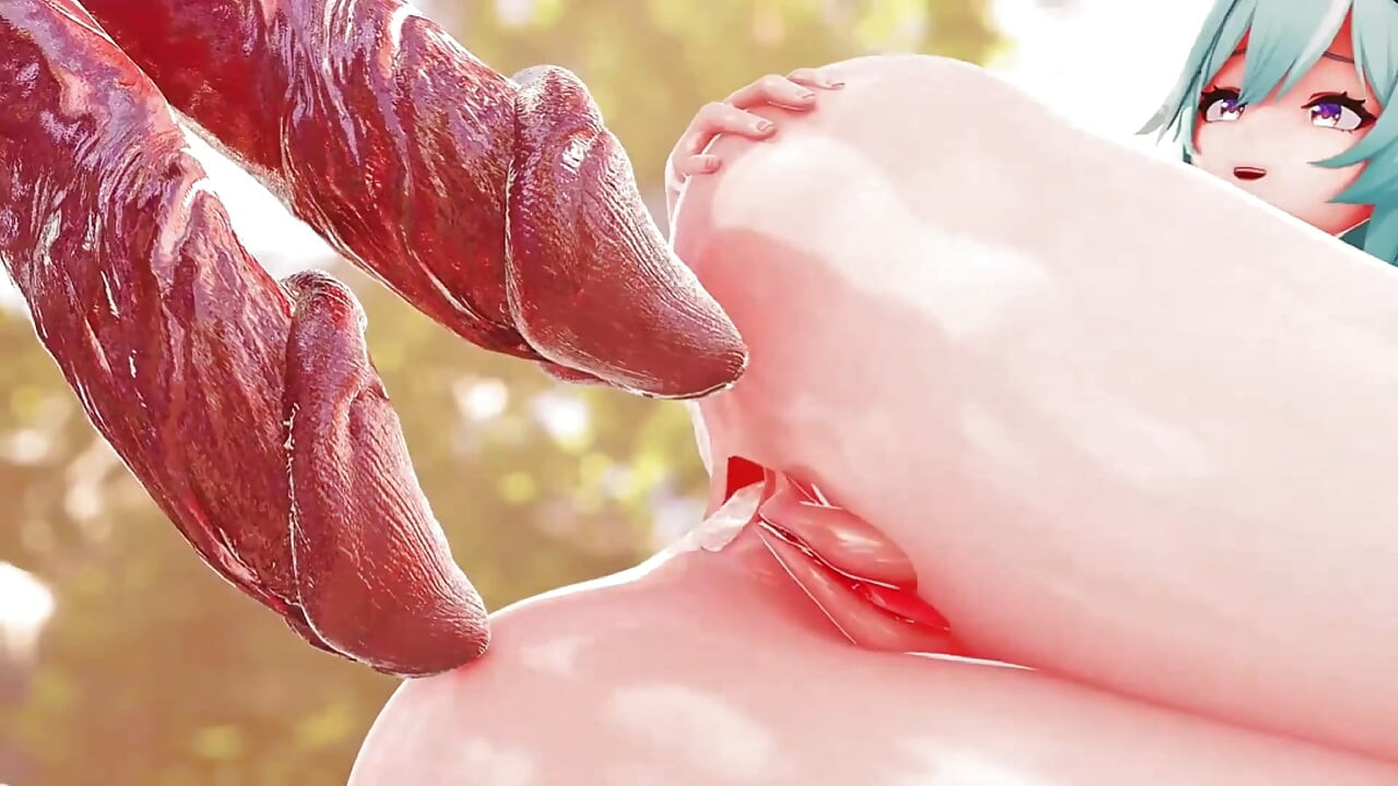 3D-sex-animation Eula aus Genshin impact