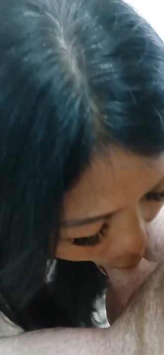 Asian Amateur Standing Doggystyle Anal and Cum Facial