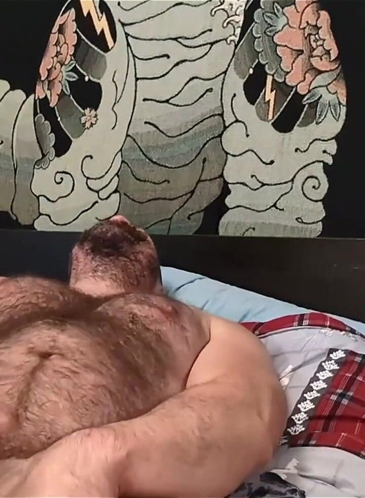 Bear Hole Stretch and Jack off