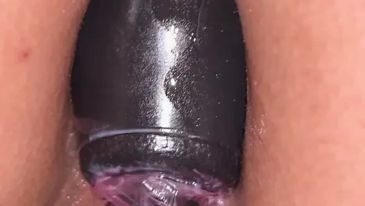 Punching the car gear in the ass