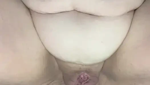 Pounding Miss Pinky open view of my thrust machine