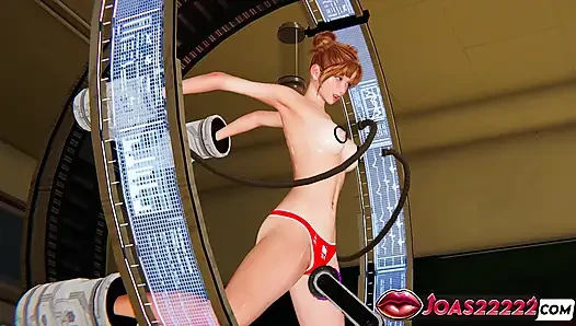 Chloe amigo kız sikiş makinesi 3D animasyon - klitoris vibratör, çifte penetrasyon anal boncuklar, sansürsüz hentai'de fışkırtma