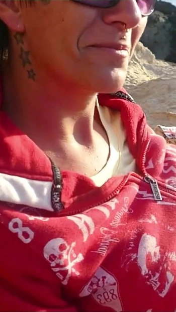 Memorable moment from "German crazy Mature Wife - Seduce to Outdoor Cheating Sex at the Beach"