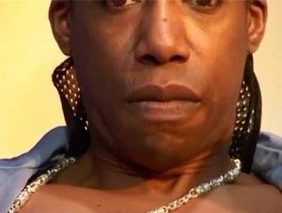 Hot ebony wanker